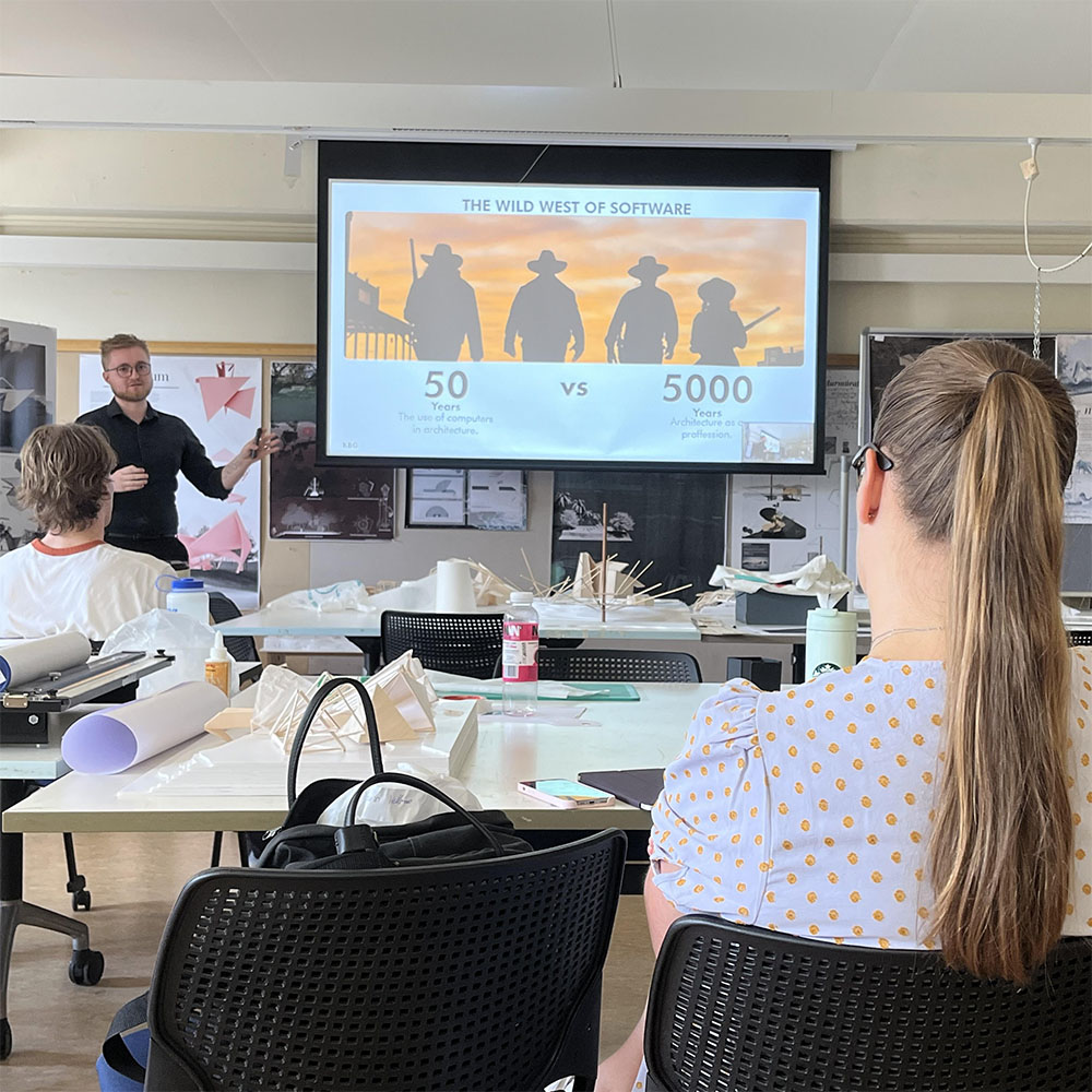 Guest Lecturer for Bachelor of Architecture Class 2023